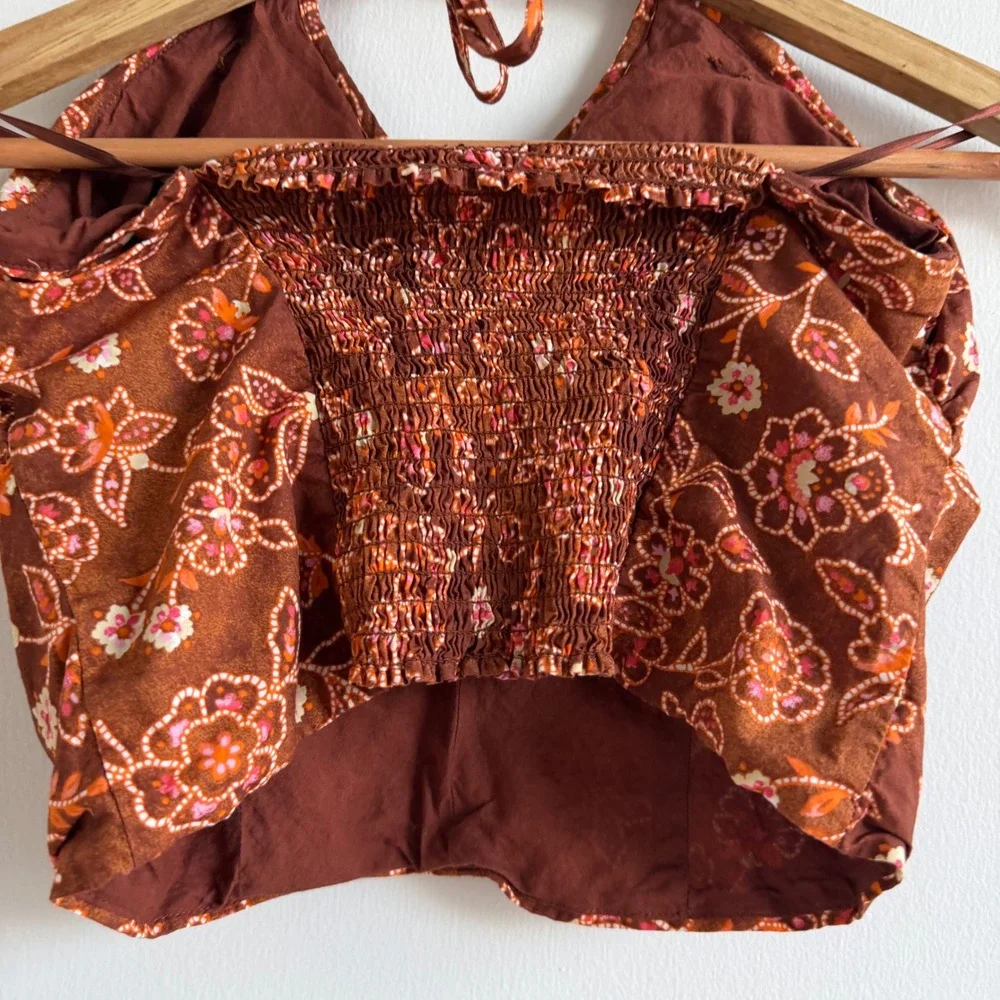 J. Crew V-Neck Top in Vintage‎ Vines